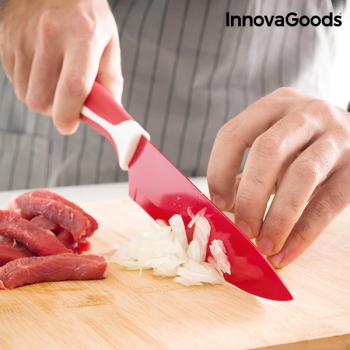 InnovaGoods 6-Teiliges Keramikmesserset mit Sparschäler